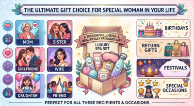 stylish and useful gift choice for mom, sister, girlfriend, wife, daughter, and friend. Perfect for birthdays, return gifts, festivals, and special occasions