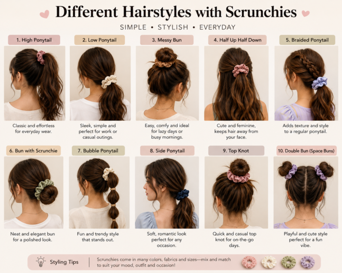 Way-of-Usage-Scrunchies-Styles