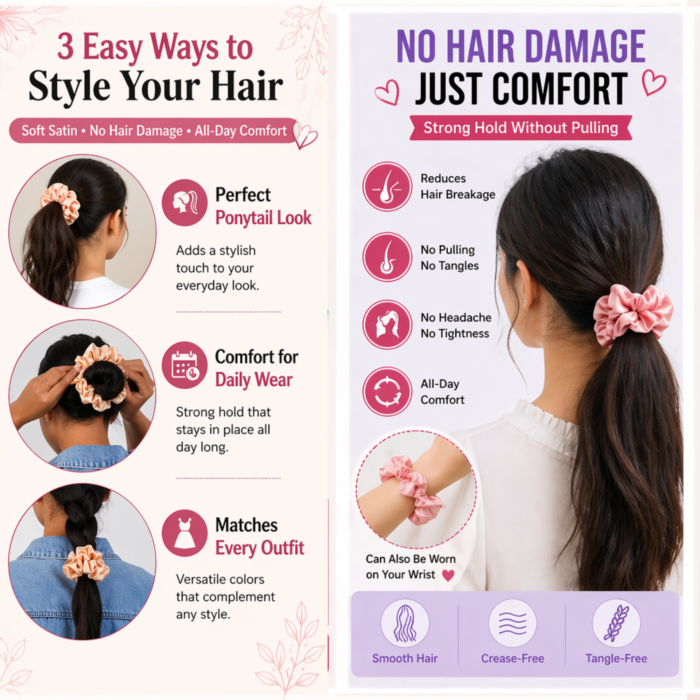 highlighting effortless hair styling techniques focused on comfort for women.